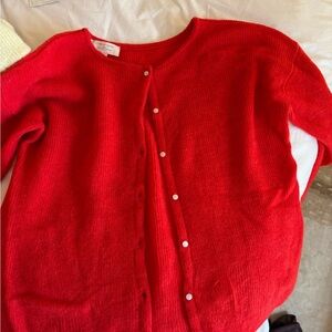 Sézane gaspard sweater RED